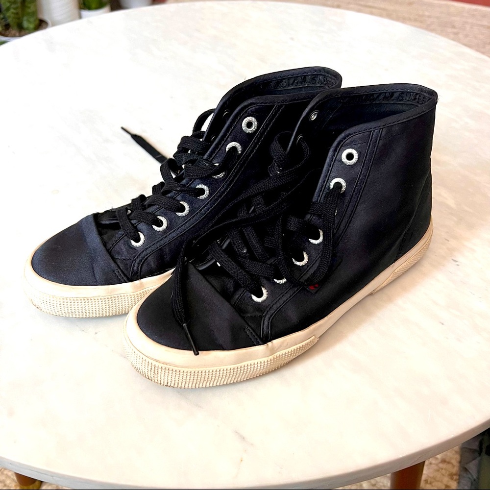 SUPERGA x ALEXACHUNG High Top Sneakers Size 7.5 USED